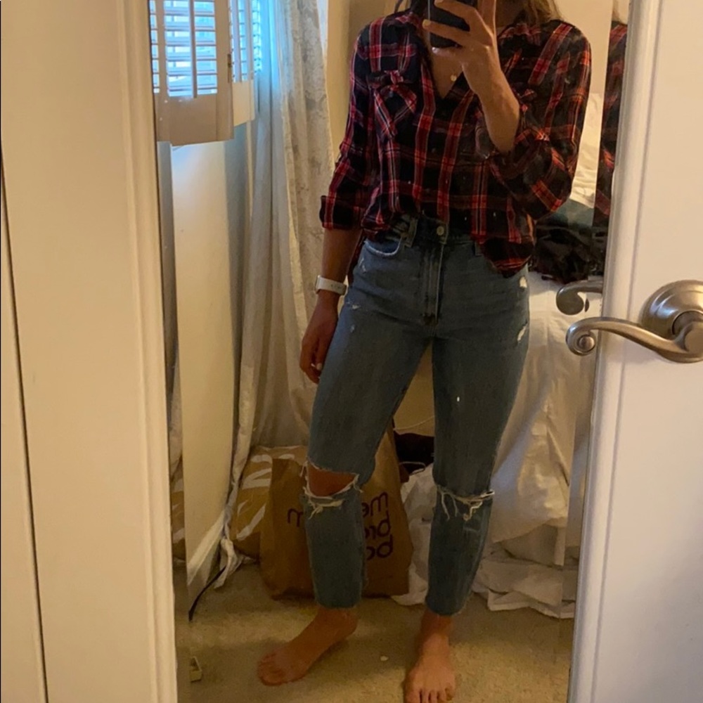 Sanctuary flannel checkered shirt